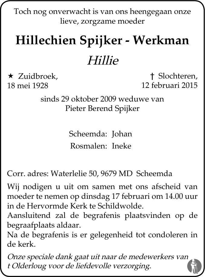 hillechien-hillie-spijker-werkman-12-02-2015-overlijdensbericht-en