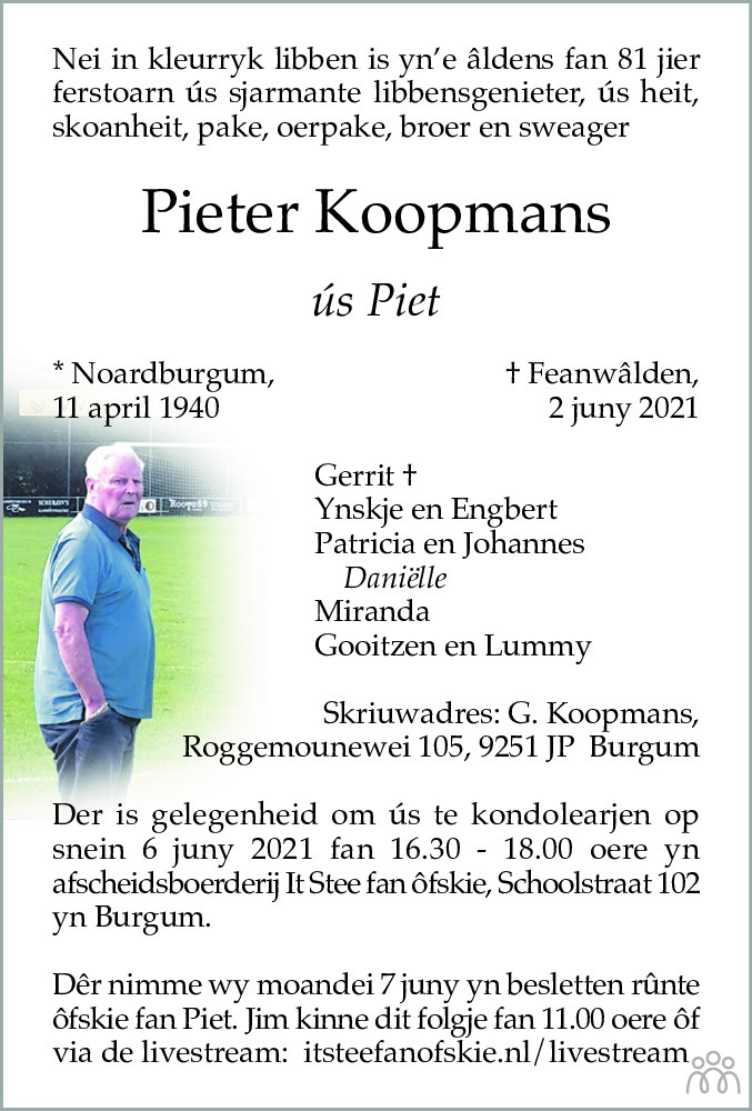 Op het randje Antipoison kat Pieter (Piet) Koopmans ✝ 02-06-2021 overlijdensbericht en condoleances -  Mensenlinq.nl