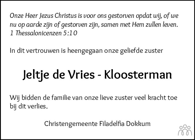 jeltje-de-vries-kloosterman-15-07-2022-overlijdensbericht-en