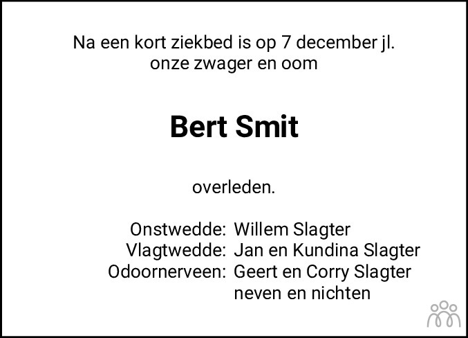 Bert Smit 07122022 overlijdensbericht en condoleances Mensenlinq.nl