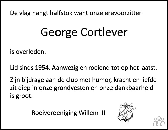 Cortlever 19032023 overlijdensbericht en condoleances