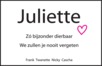 overlijdensbericht van Juliette  Bouhof 